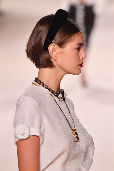 chanel haircut cinema|best chanel runway hair.